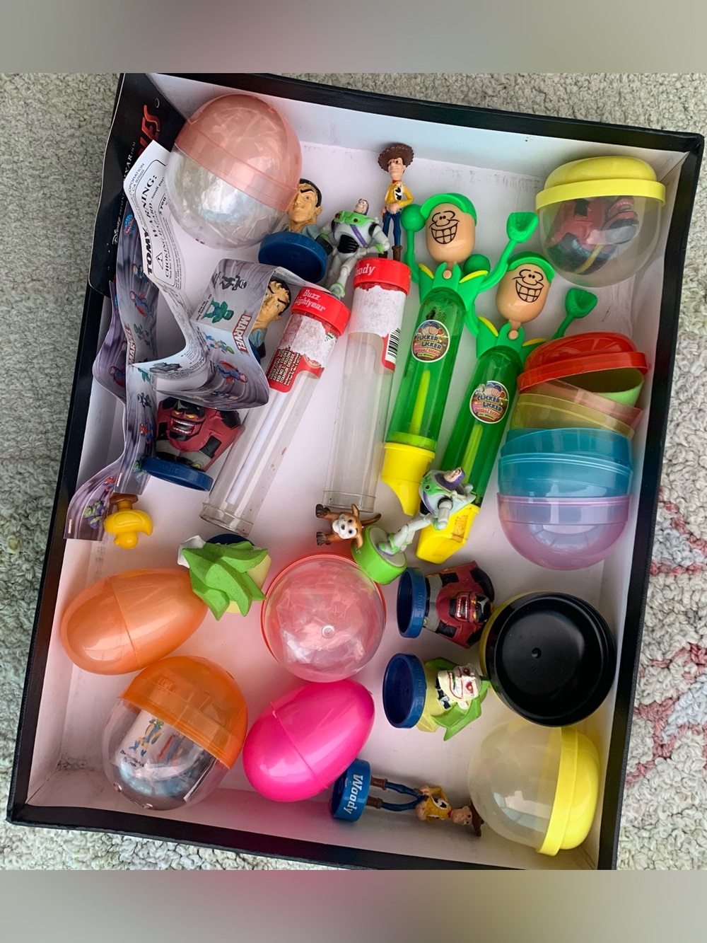 Vintage Disney Pixar Toy Story & Marvel Gacha Toy Vending Capsules & Collectible